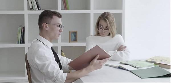  Beautiful Alexis Crystal is not doing so good at skul so she is being tutored by Charlie.Fortunately Alexis Crystal needs a Cock for more understandin